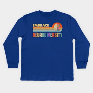 Embrace Neurodiversity 1 Kids Long Sleeve T-Shirt